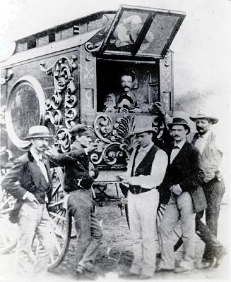 ticket wagon - 1872