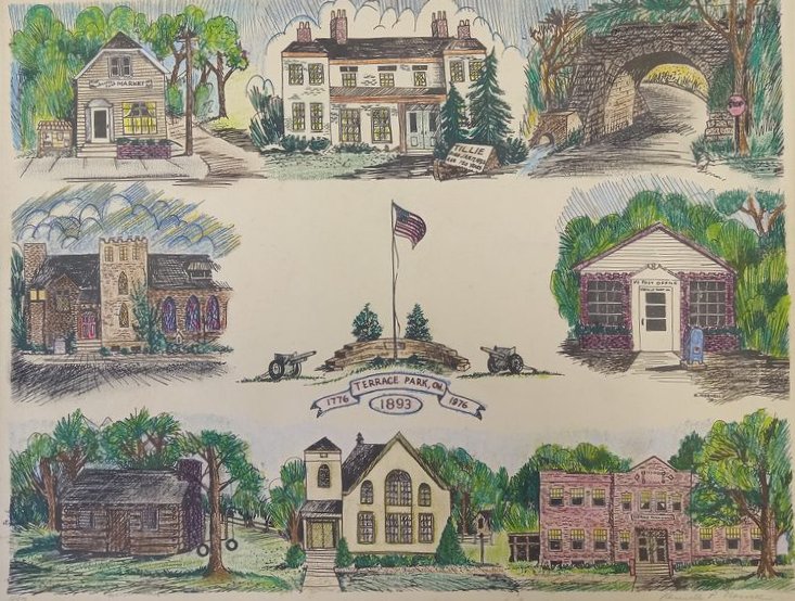 sketch of Terrace Park