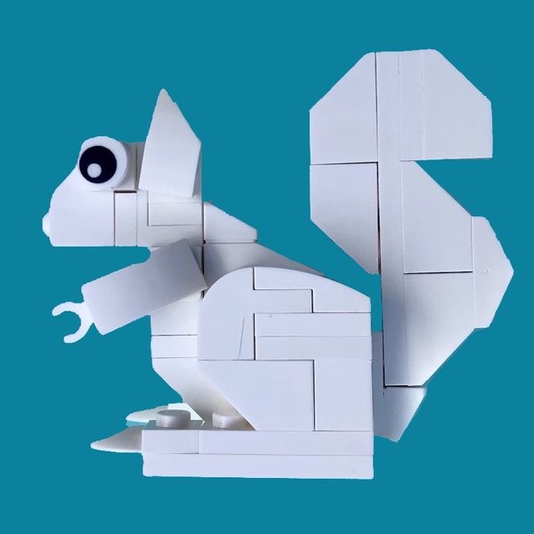 lego white squirrel